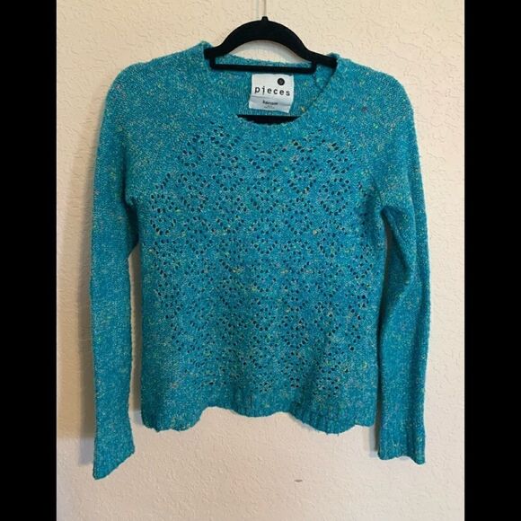 Kensie Pieces Blue sweater Size S - Picture 1 of 10